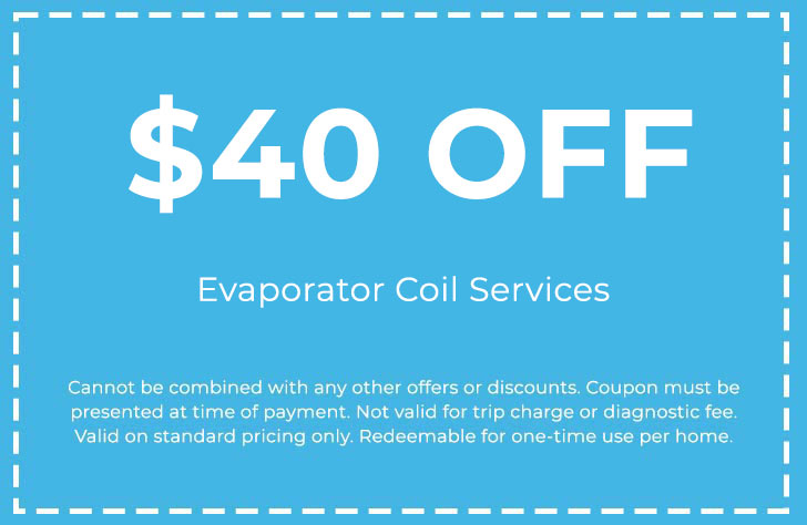 Discounts on Evaporator Coil Services